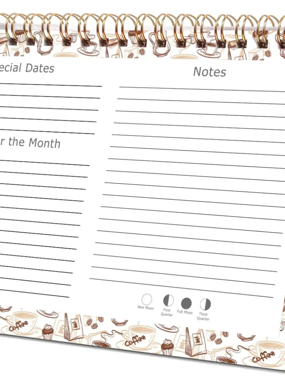 2027-12 Months Desk Calendar Desktop Planner with To-Do List & Notes 020